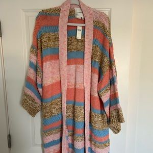 Anthropologie Stripe Cardigan